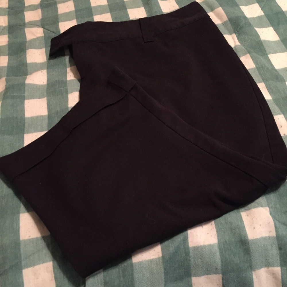 Maurices Black Dress Capris